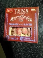 Tapas enrolladas fromage avec bacon
