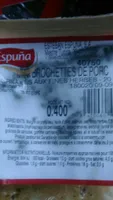 Brochettes de porc