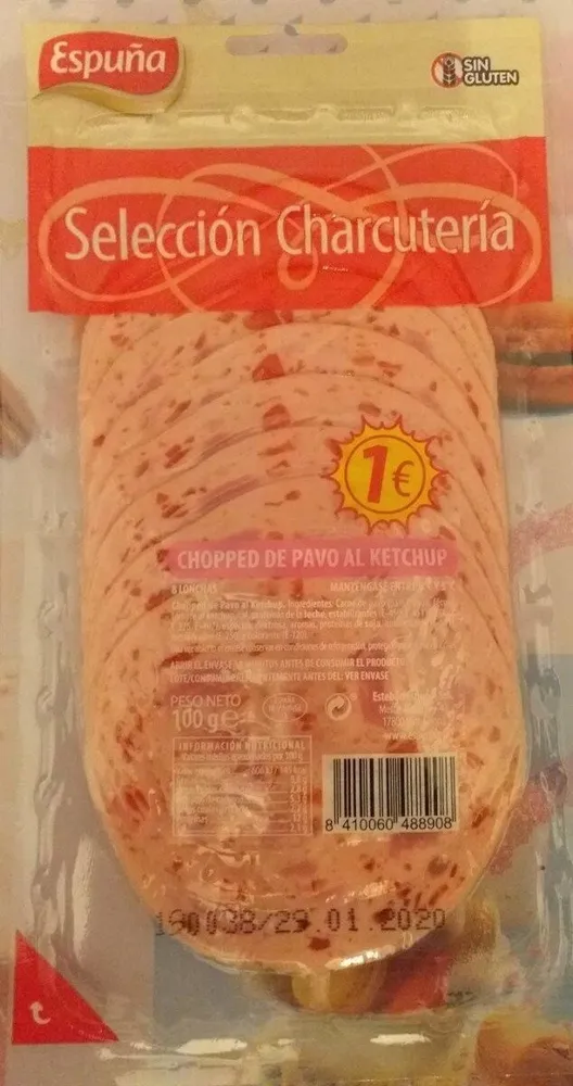 Choped pavo al ketchup