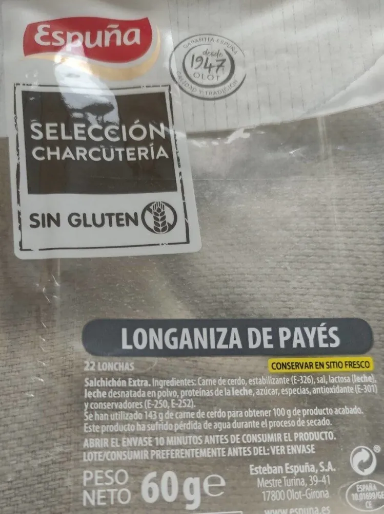 Longaniza de Payés
