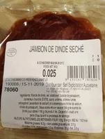 Jambon de dinde séché