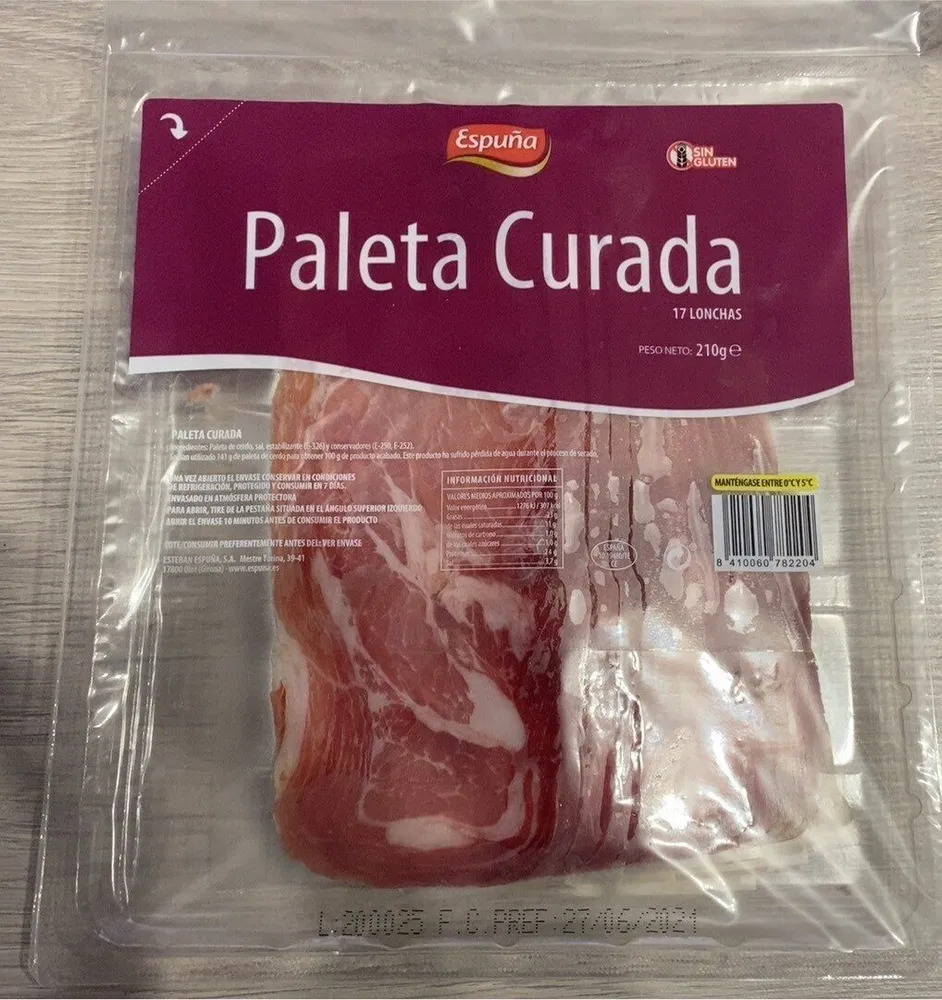 Paleta curada