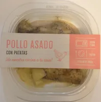 Pollo asado con patatas