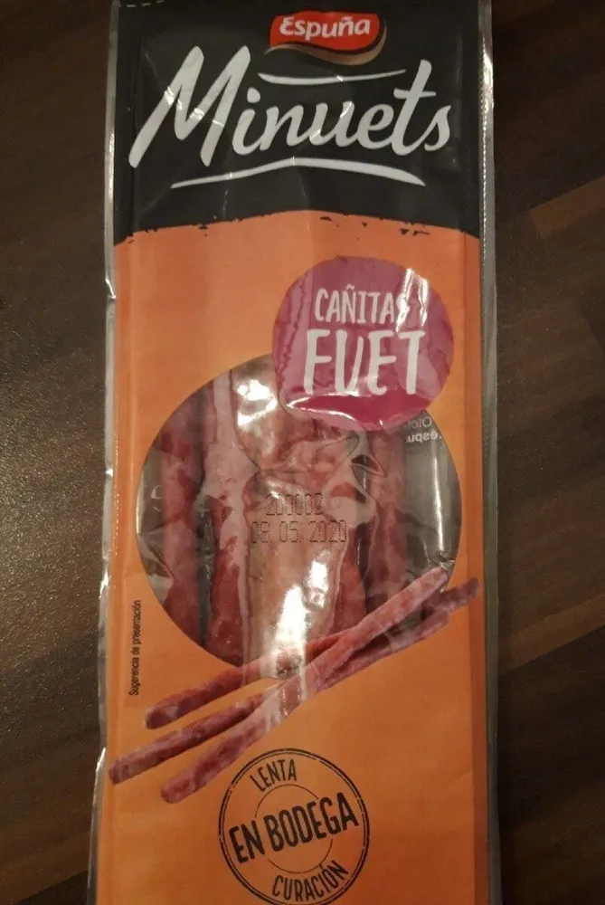Minuets Cañitas Fuet