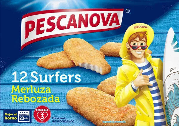 Surfers merluza rebozada