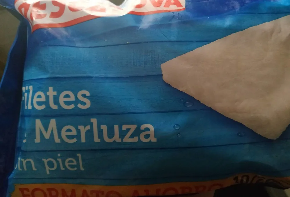 Filetes de merluza sin piel