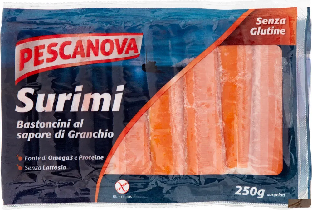 Senza glutine surimi bastoncini al sapore di granchio