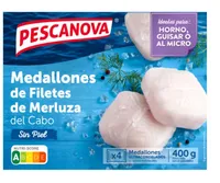 Medallones de Merluza del Cabo, sin Piel