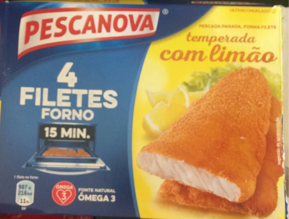 Filetes temperados com limão