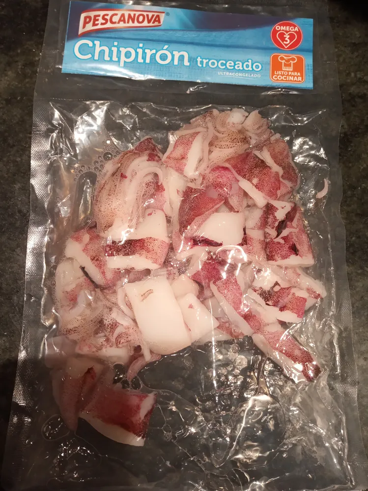 Chipirón troceado