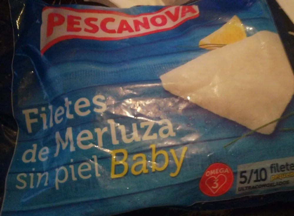 Filetes de merluza sin piel baby