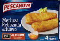 Merluza rebozada al huevo