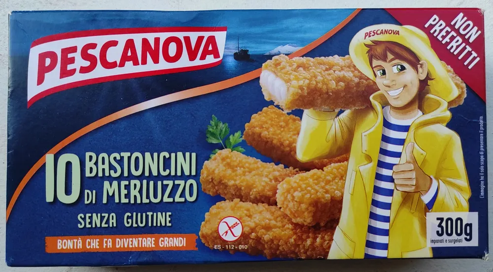 10 Bastoncini di Merluzzo senza glutine