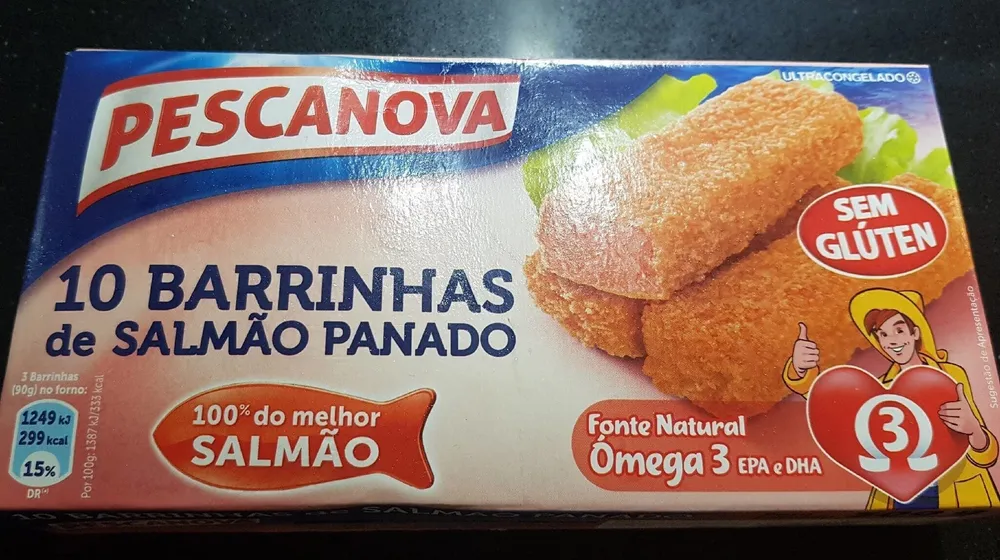 Bâtonnets saumons panés