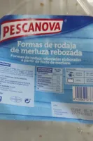 Formas de rodaja de merluza rebozada