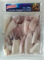 Calamar patagónico limpio