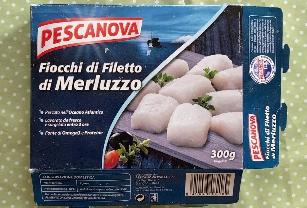 Fiocchi di filetto di Merluzzo