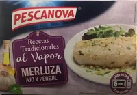 Merluza al vapor con ajo y perejil