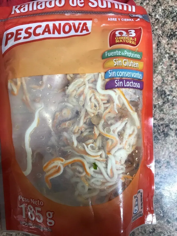 Rallado de surimi