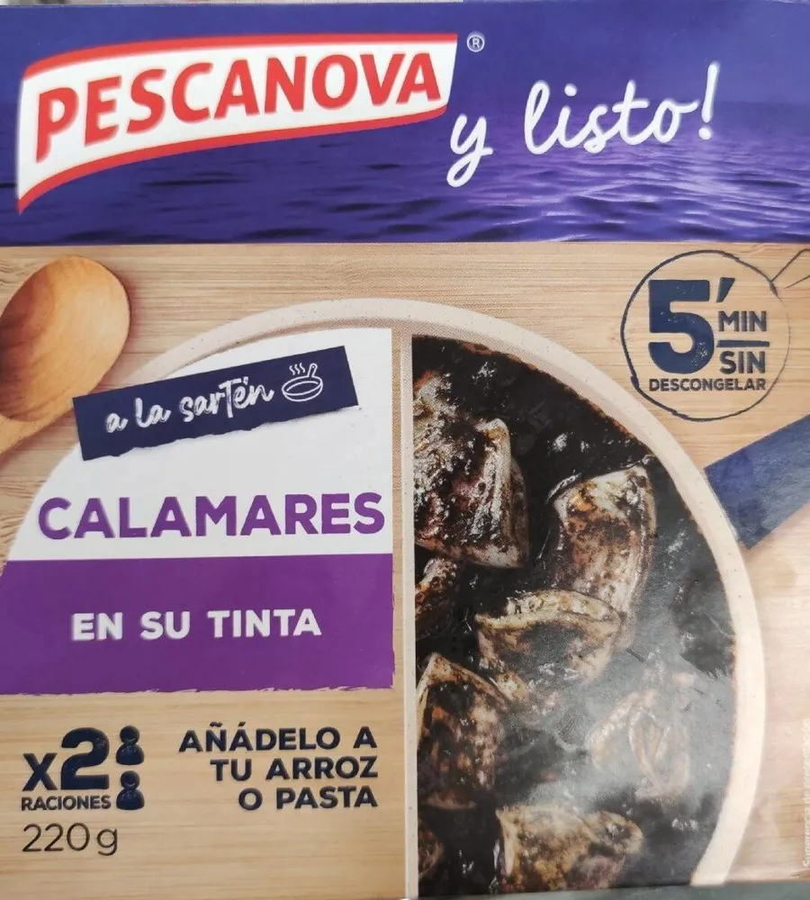 Calamares en su tinta
