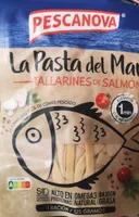 Tallarines de salmón
