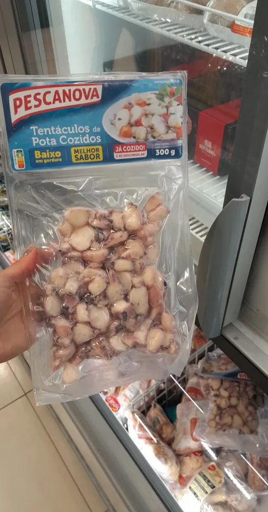 tentaculos de pota cozidos