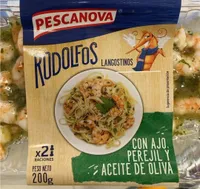Langostinos salsa, ajo y perejil