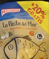 Tallarines de salmón