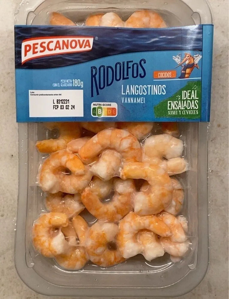Langostinos cocidos