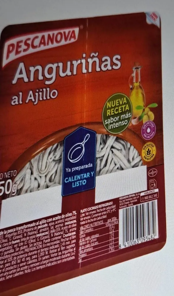 Anguriñas al ajillo