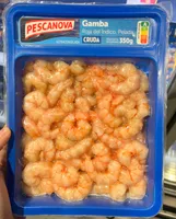Gamba roja del Índico, pelada, cruda