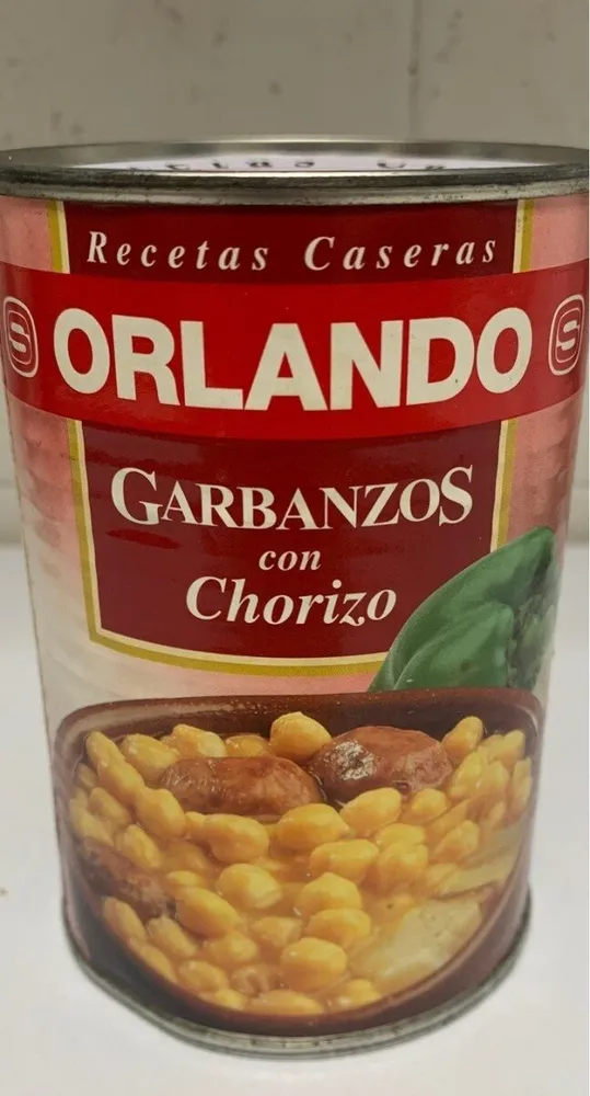 Garbanzos con chorizo