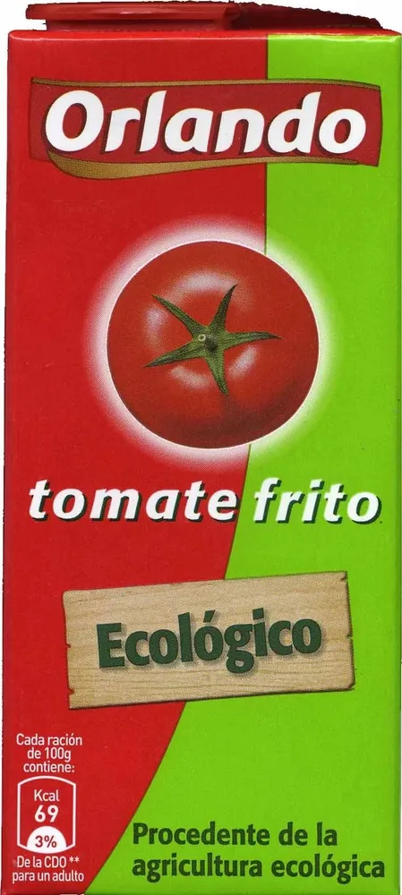 Tomate frito ecológico "Orlando"