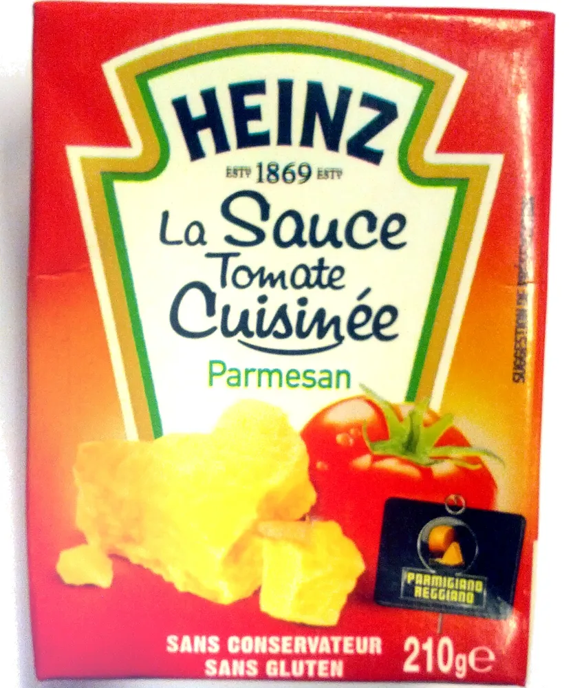 La Sauce tomate cuisinée Parmesan