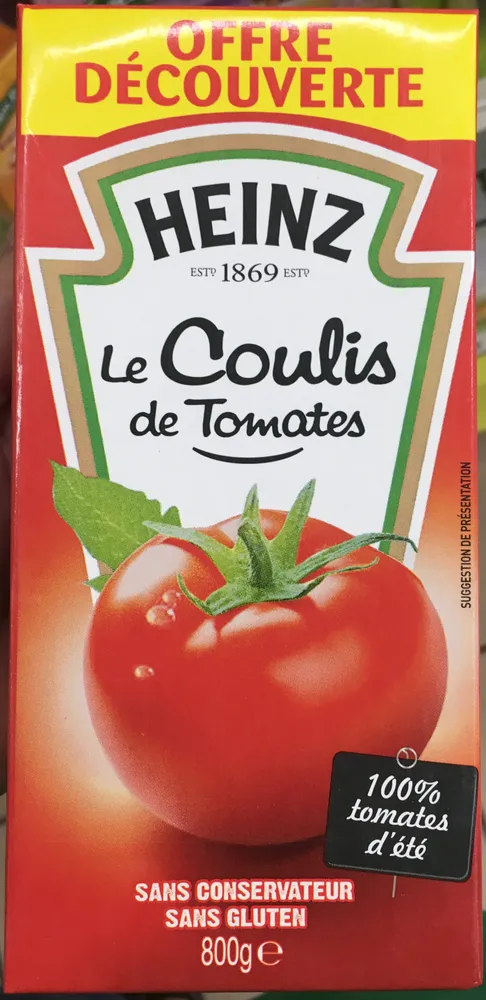 Le Coulis de Tomates (offre découverte)