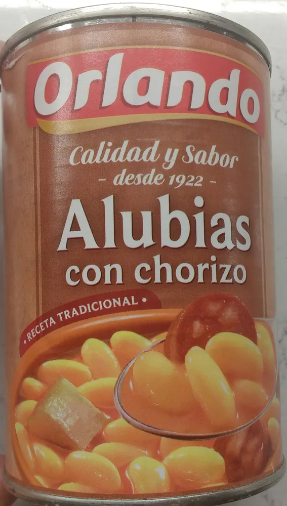 Alubias con chorizo