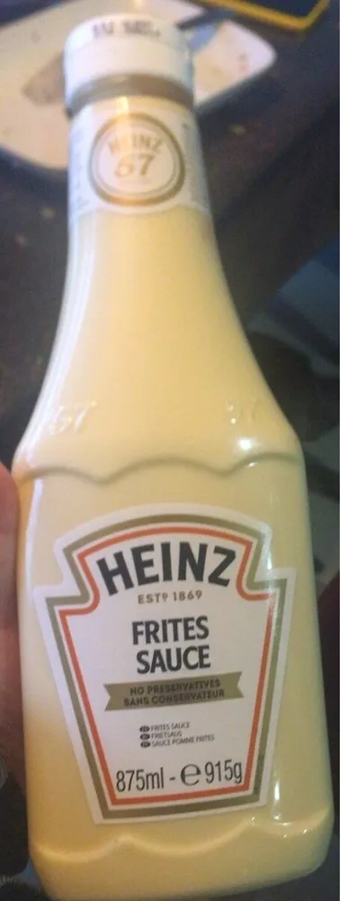 Sauce frites heinz