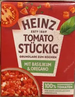 Tomato stückig Basilikum & Oregano