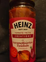 Tomato Frito Creations mit karamellisierten Zwiebeln