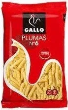 Pasta Gallo Plumas N° 6