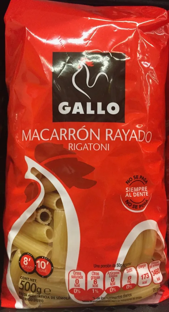 Macarron rayado