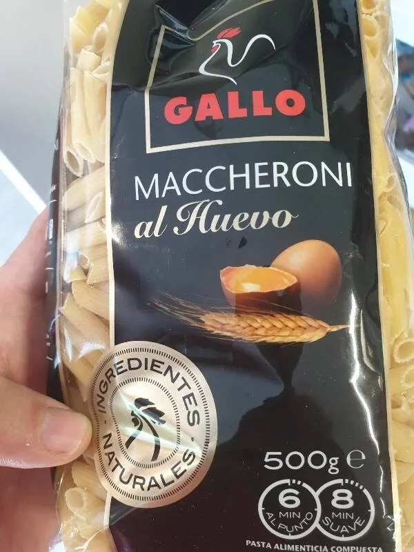 Maccheroni al huevo