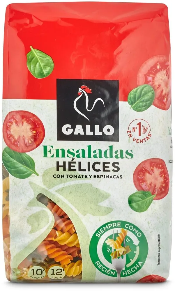 Ensaladas hélices