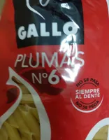 Macarrones plumas N°6