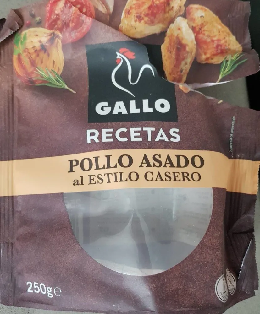 Pollo asado al estilo casero