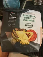 Triangulos con berenjena tomate & calabacin