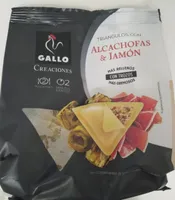 Triángulos con alcachofas & Jamón