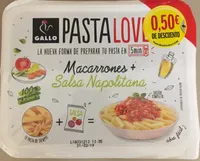 Pastalover Macarrones Con Salsa Napolitana
