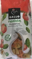 Pajaritas con tomate y espinacas
