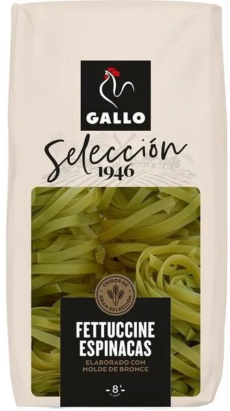 Fettuccine a las espinacas